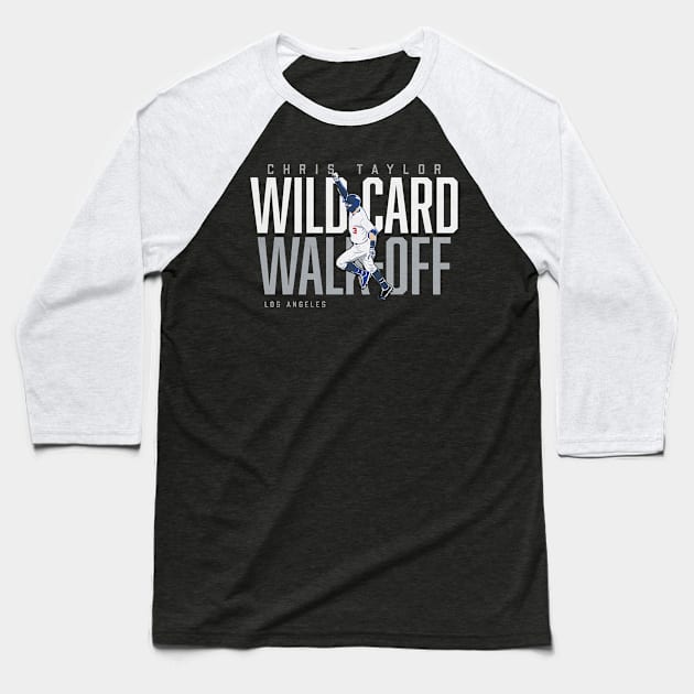 Chris Taylor Wild Card Walk-Off Baseball T-Shirt by KraemerShop